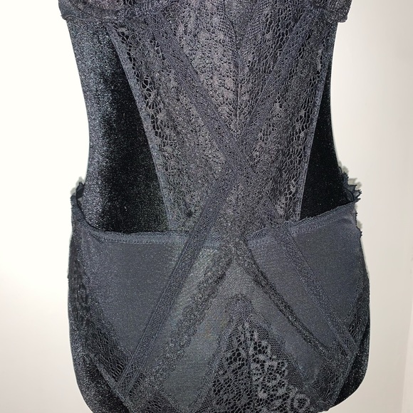Victoria’s Secret Black Mesh & Lace Bodysuit - Picture 4 of 11